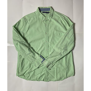 Nautica Men's Extra Large Long Sleeve Button Up Green
